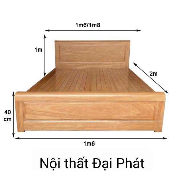 Mẫu giường thông thường