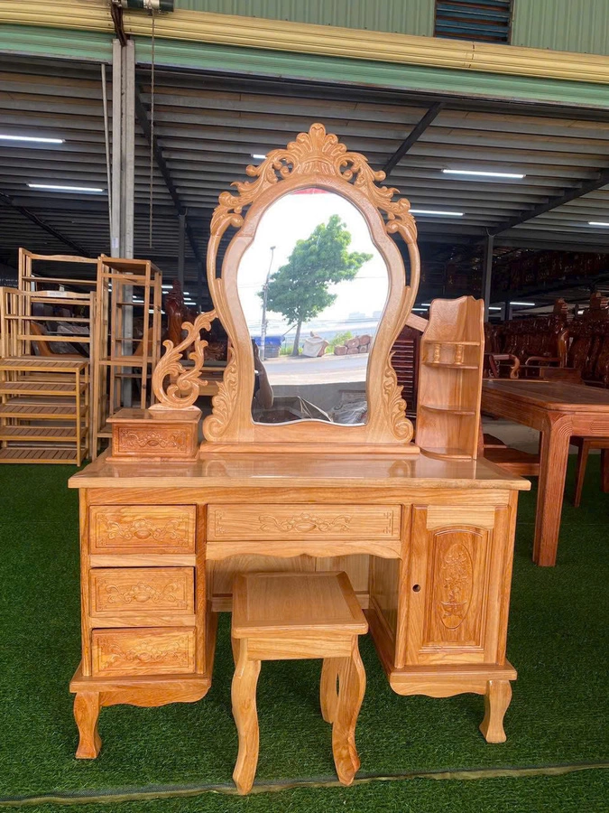 Tủ bàn trang điểm, ngăn tủ hai bên