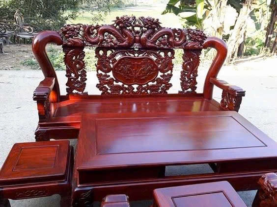 Bội nội thất bàn ghế gỗ đỏ
